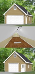 20×36 2-Car Garage –1,128 sq ft — PDF Floor Plan — Model 10