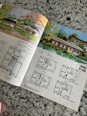 Vintage 1972 MCM Home Plans Design Catalog Blueprints Ranch Split-Level Houses