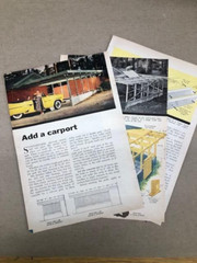 1955 “Add a Carport with a 1954 Ford Sunliner” easy-build with photos and plans