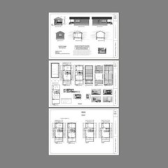 16×30 House — 1 Bedroom 1 Bath — PDF Floor Plan — 480 sq ft — Model 4