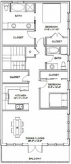 60×50 Apartment with 2-Car 2-RV Garage – PDF FloorPlan – 1,648 sqft – Model 2D
