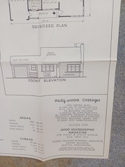 VTG 1950s Wedgwood Cottages House Good Housekeeping Floor Plan MCM Thom Grainger