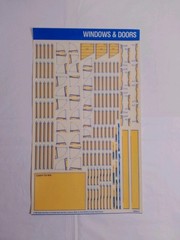 Vintage 1988 Stanley Project Planners Home Designer Kit Layout 1/4 Scale 90-360