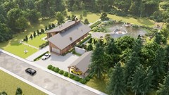 Long House 4 Bed, 3 Bathroom, CAD Blueprints Metric