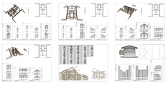 100’x54’ 4-Beds 4-Baths Charming A-Frame Architectural Build Plans PDF Download