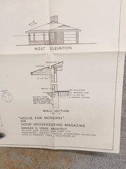 VTG 1950s House For Moderns Good Housekeeping Floor Plan MCM Sleek Cottage