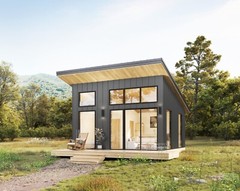 20×20 Lean Modern Cottage Custom Architectural Plans 400SF – PDF Download