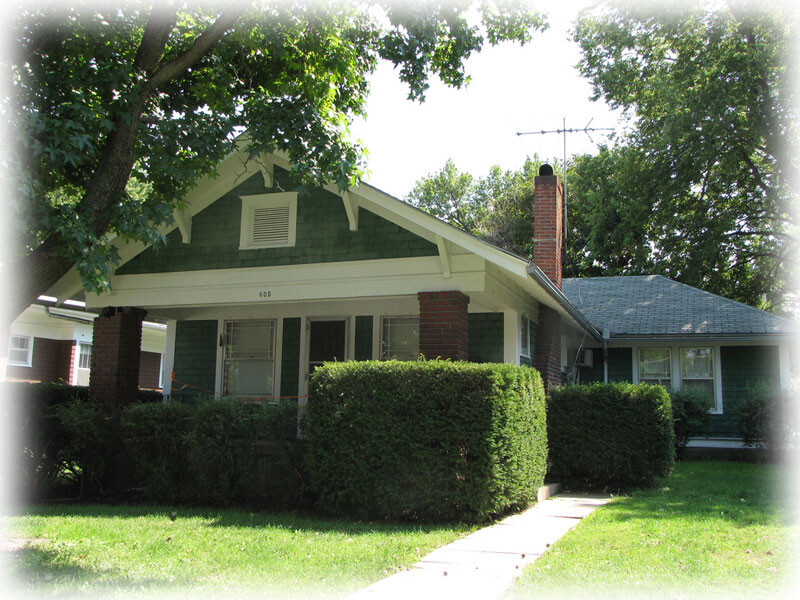 Brick Bungalow, Small Home Design, 2 bedrooms, printed architectural plans