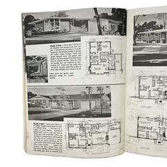 1963 Vintage MCM HOME DESIGNS Luxurious Living House Plan Catalog Magazine 21st