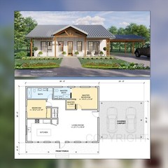 Idyllic Living Barndrominium House Construction Plans – Drawings Blueprints