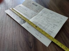 MCM Kitchen Cabinets Cupboards Construction Guide Vintage 1950s Skil Chart 105
