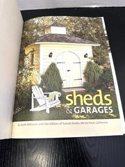 Sheds & Garages By Sunset Detailed Building Plans, Book On Building Sheds