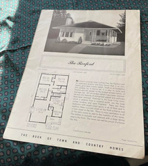 Floor Plans Book Town Country Homes 1950s Rexford 564-045 Waterbury 186-991
