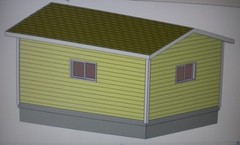 PERMIT READY 12′ X 16′ GARAGE PLAN DRAWN TO SCALE BLUEPRINTS AND MATERIALS LIST