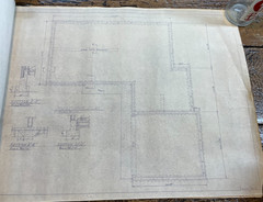 1960’s Mid Century Carl L Godwin House Blueprints Fannetta St Dexter MO