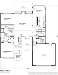 Full Set of two story 4 bedroom house plans 2,950 sq ft