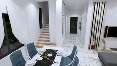 23×30 Feet House Design Plans 7×9 Meter 5 Beds 6 Baths Modern Hip (A4 Hard Copy)