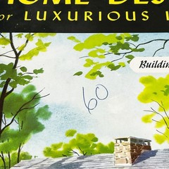 1963 Vintage MCM HOME DESIGNS Luxurious Living House Plan Catalog Magazine 21st