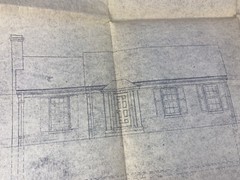 vintage 50s mid century modern house blueprints/ house plans/ mcm/ california