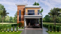 25×38 Feet House Plans 3D 4 Beds 7.5×11.7 Meter Full PDF Plans (A4 Hard Copy)