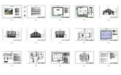36 ‘x 28’ Garage Plans, 3-Car Traditional Garage Architectural Blueprints