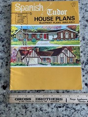 Vintage 1972 MCM Spanish Tudor Home Plans Design Catalog Blueprints Ranch Split