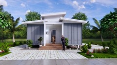 3 High Cub Container 24×40 Feet 2 Beds 1 Bath Shed Roof PDF (A4 Hard Copy)