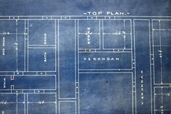 Antique Lal Bagh Palace Indore Architectural Top Plan & Lay-Out 1926 Circa Old”1