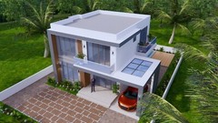 25×30 Feet House Design Plans 7.5×9 Meter 4 Bed 4 Bath PDF Plans (+A4 Hard Copy)