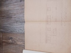 Vintage Set Of House Plans Large Blue Print Packet