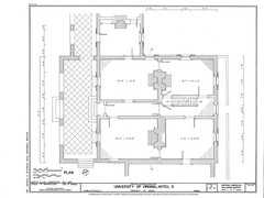 Residence at Univ. of Virginia by Thomas Jefferson, printed house plans set