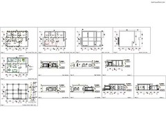 Modern House Plans 10×13 Meter 33×43 Feet 3 Beds 2 Baths Concrete Slab Hard Copy