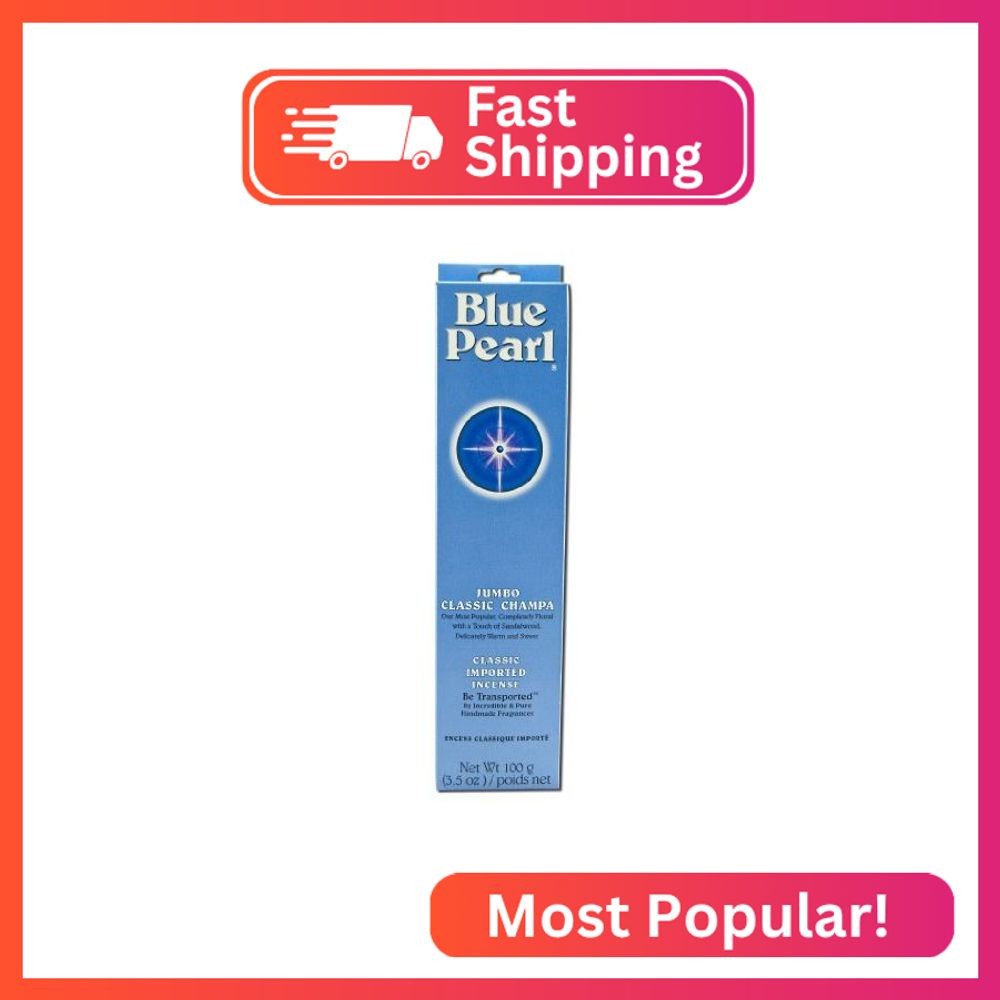 Blue Pearl Classic Incense, Champa, 100 Gram