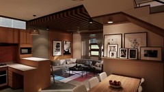 House Plan Modern Home Building / 3 Bedroom, 3 Bathroom with Garage
