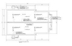 DUPLEX HOUSE PLANS RANCH DUPLEX 925 SQ FT EA APT 2BR 2BA DUPLEX RANCH #9803
