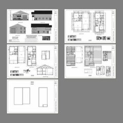 44×48 Apartment with 2-Car 1-RV Garage – PDF FloorPlan – 1,645 sqft – Model 5O