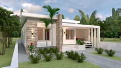 33×43 Feet House Design 10×13 Meter 3 Beds PDF Full Plan (A4 Hard Copy)