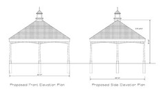 20X22 CAR PORT COVERED PAVILION RV HUT POLE BARN CONSTRUCTION #17-CPPB2022HIP1