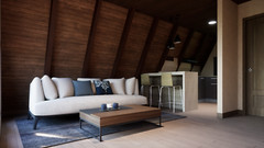 Modern A-frame Cabin Drawing & 3D images ,Material List,CAD file and PDF