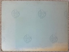 Vintage 1970s Bus Station Building Architectural Rendering Plans Blue Prints