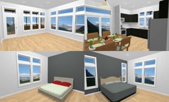 30×40 House — 2 Bedroom 2 Bath — 1,136 sq ft — PDF Floor Plan — Model 1A