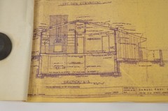 Original 1965 Home House Plans Samuel Paul Architect The Susan Lee 18×24″ Vellum