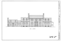 Authentic Colonial Williamsburg Home, wood farmhouse, architectural plan set