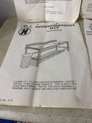 Vintage Handyman Kits Lot Of 4 Dog House Workbench Garage Tool