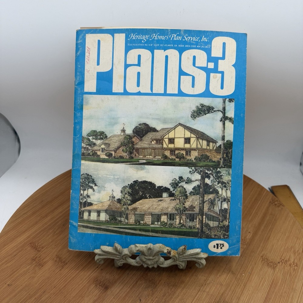 VTG 1970 Heritage Homes Plans -3 House Plan Catalog Henry D Norris A1A MCM
