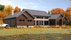 Mill Farm Loft House 4 Bed, 3.5 Bath Architectural Build Plans PDF Download