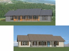 60×30 Houses — 3 Bed 2 Bath — PDF FloorPlan — 1,800 sqft — Model 2F and 2G