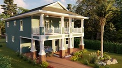 CADFILE BLUEPRINTS AMERICAN FOURSQUARE TWO STORY HOUSE PLAN ARCHUP #113A4S