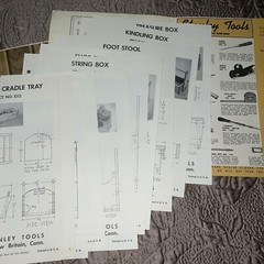 VTG 1948 Stanley – Early American Designs Booklet Series A & B – 30 Total Plans+