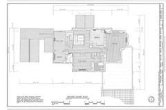 HOUSE PLANS – Tudor Revival mansion, detailed blueprints, PRINTED floor plans
